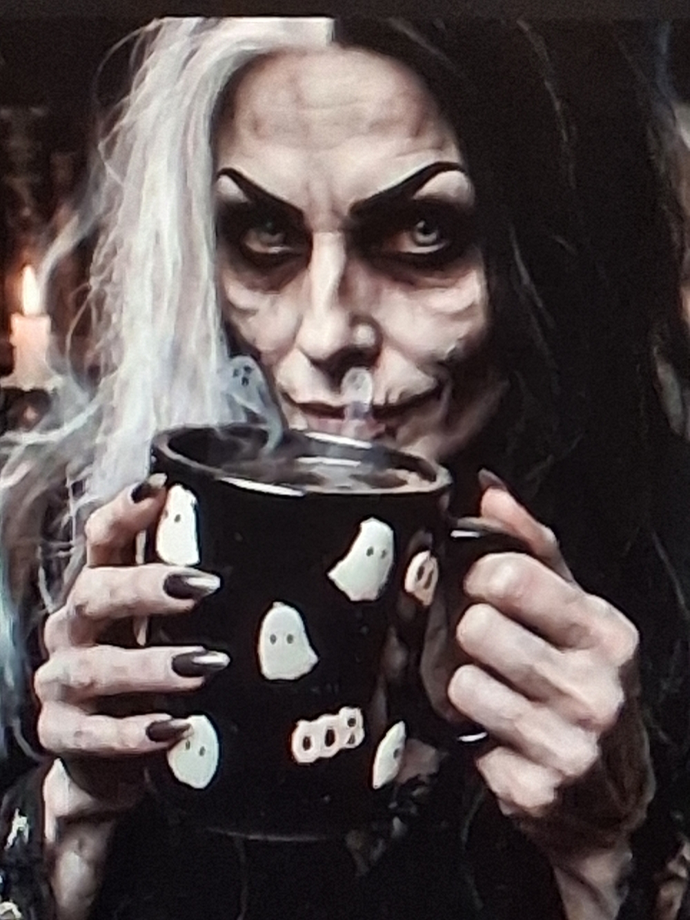 Halloween Ceramic Ghost Mug -